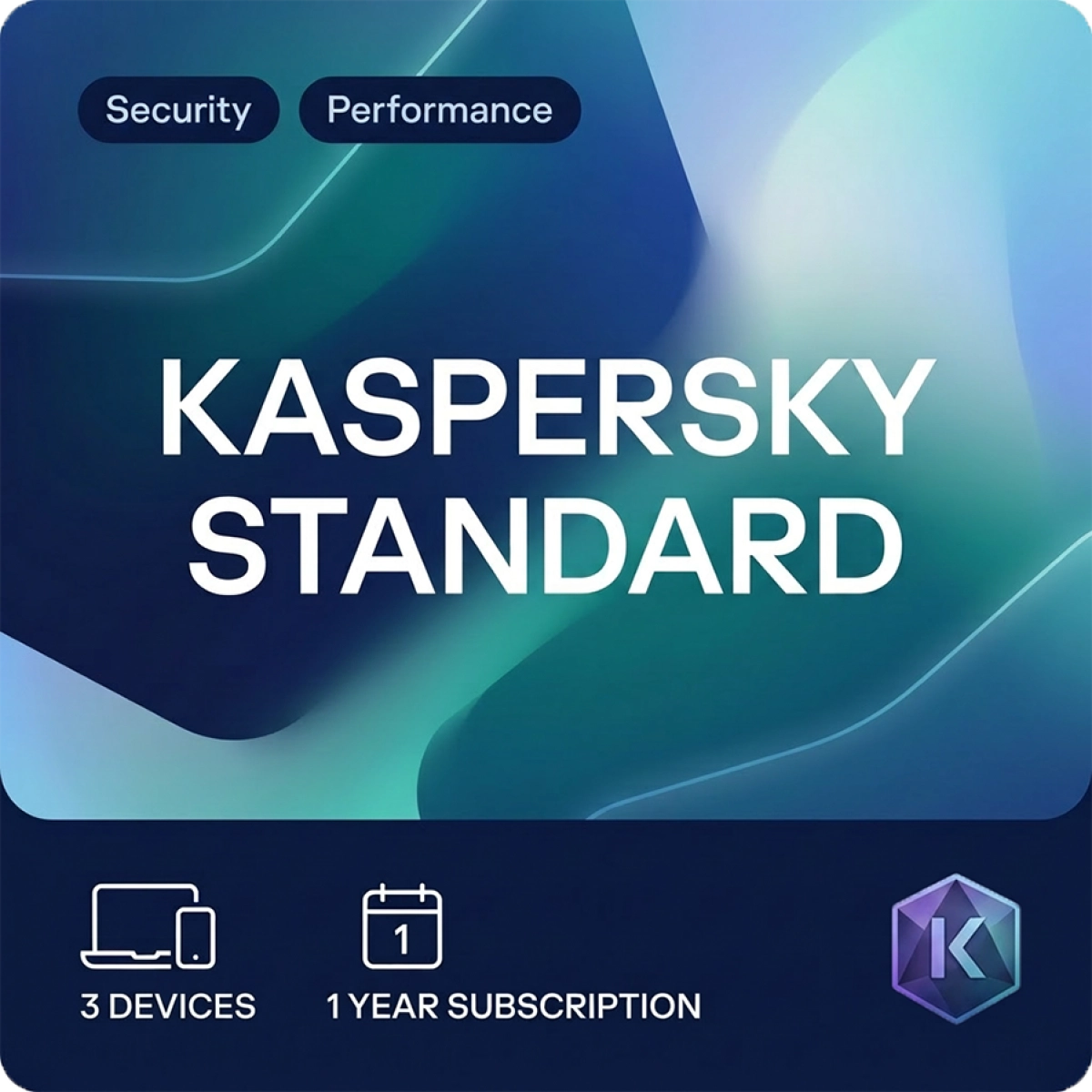 Kaspersky Standard licentie voor 3 apparaten 1 jaar geldig tot 2026 van Variakeys.nl