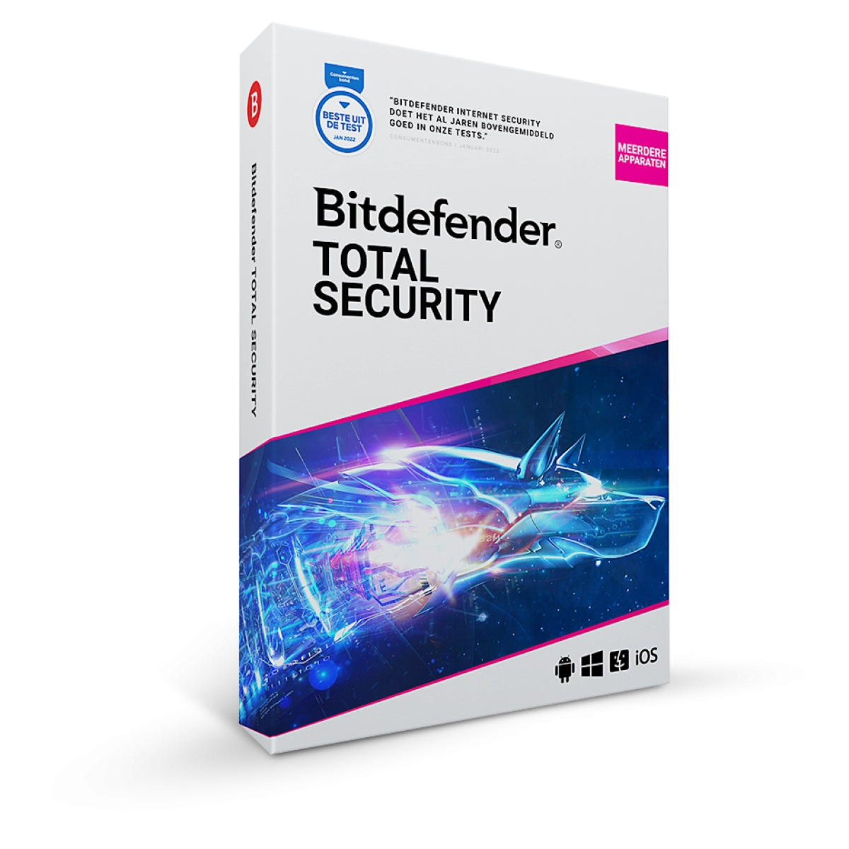 Bitdefender Total Security 2026 licentie voor 3 apparaten 1 jaar automatische verlenging - Variakeys.nl
