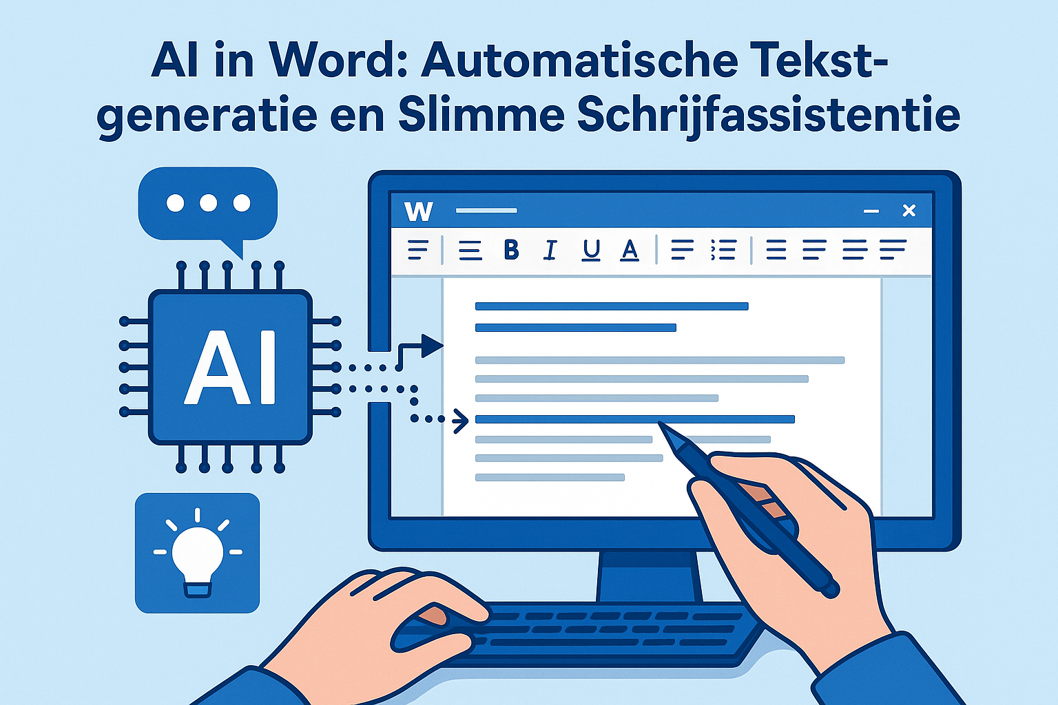 AI in Word: Automatische Tekstgeneratie en Slimme Schrijfassistentie
