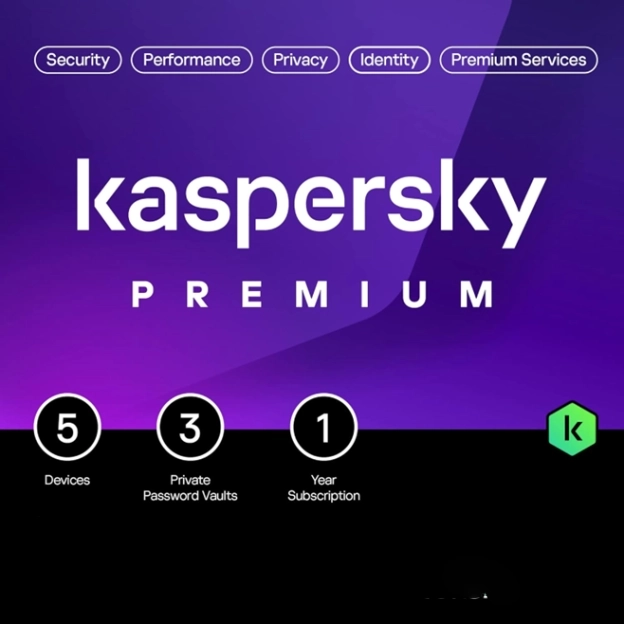 Kaspersky Premium | 5 Apparaten | 1 Jaar | 2025