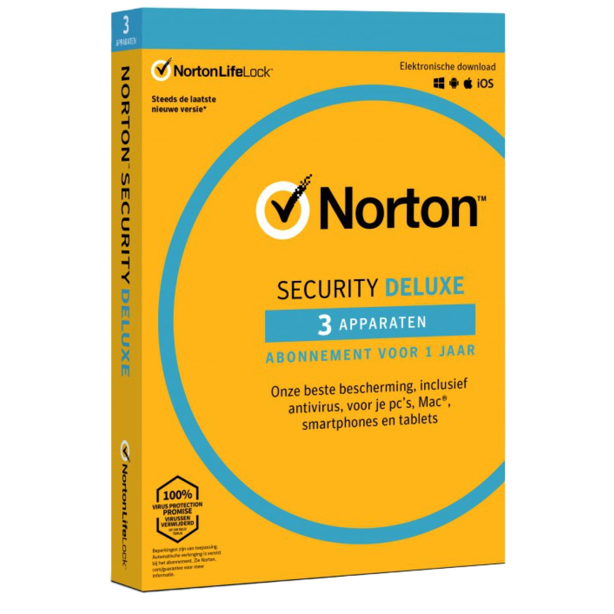 Norton Security Deluxe 3 Apparaten antivirus beveiliging - Variakeys.nl